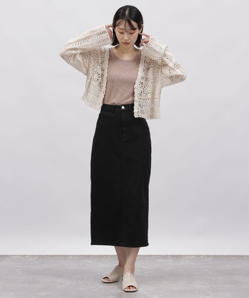 LAKOLE（ラコレ）の「ストレッチデニムペンシルスカート / 126409（スカート・レディース・ブラック/インディゴブルー・SMALL/MEDIUM）」の21枚目の写真