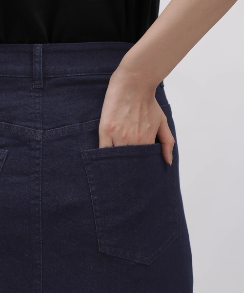 LAKOLE（ラコレ）の「ストレッチデニムペンシルスカート / 126409（スカート・レディース・ブラック/インディゴブルー・SMALL/MEDIUM）」の5枚目の写真