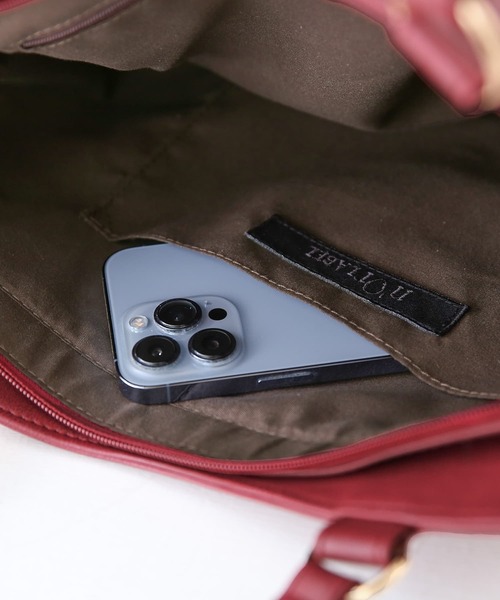 osharewalker(オシャレウォーカー)の「【廃盤】『立体ギャザー2wayトートバッグ』(トートバッグ・レディース・ブラウン/グリーン/ブラック/レッド・FREE)」の15枚目の写真