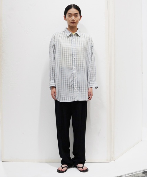 UNDECORATED アンデコレイテッド シャツジャケット UNDECORATED(アンデコレイテッド)】 Wool Knit Smooth Shirt