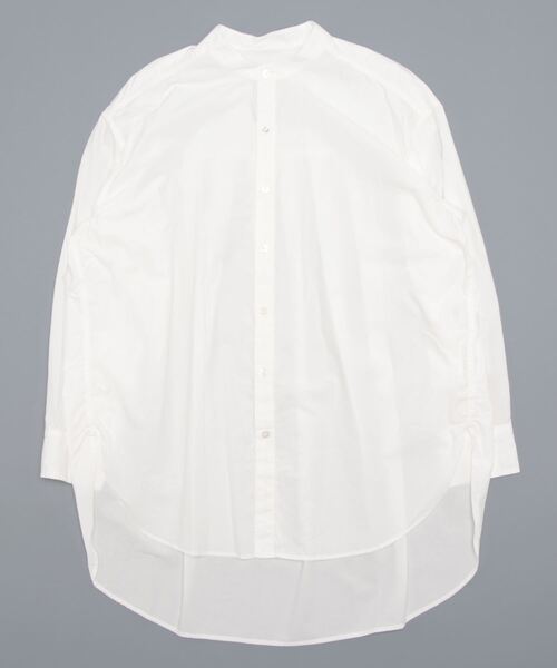 BEARDSLEY（ビアズリー）の「ウシロタックシンプルシャツ（シャツ/ブラウス・レディース・ホワイト・FREE）」の10枚目の写真