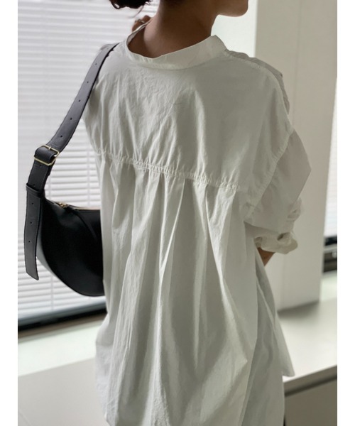 BEARDSLEY（ビアズリー）の「ウシロタックシンプルシャツ（シャツ/ブラウス・レディース・ホワイト・FREE）」の8枚目の写真