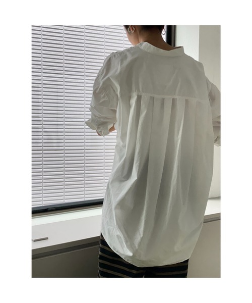 BEARDSLEY（ビアズリー）の「ウシロタックシンプルシャツ（シャツ/ブラウス・レディース・ホワイト・FREE）」の18枚目の写真