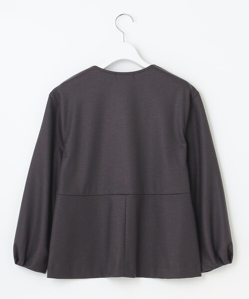 J.PRESS(ジェイプレス)の「【イージーケア】ウールスムースジャージー パール釦 カットソー(Tシャツ/カットソー・レディース・グレー系/ネイビー系・T13/T15)」の9枚目の写真