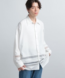 HARE | レースラインシャツ(HARE)(シャツ/ブラウス)