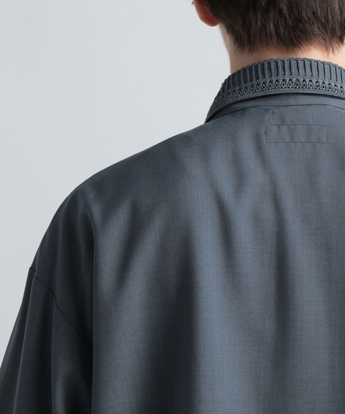 HARE（ハレ）の「レースラインシャツ(HARE)（シャツ/ブラウス・メンズ・ブラック/オフホワイト/ブルー・FREE）」の21枚目の写真