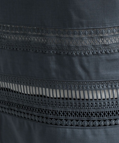 HARE（ハレ）の「レースラインシャツ(HARE)（シャツ/ブラウス・メンズ・ブラック/オフホワイト/ブルー・FREE）」の19枚目の写真