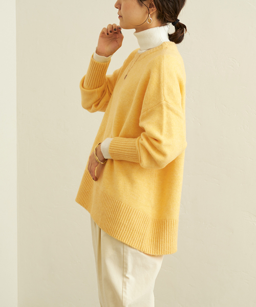 カオス⭐️今期フォックスクルーネックセーター URBAN RESEARCH（アーバンリサーチ）の「new basic FOX/CASHMEREクルー