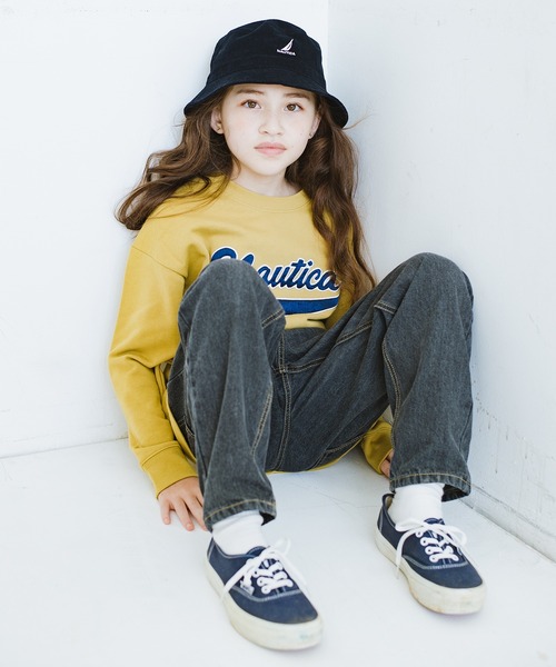 NAUTICA（ノーティカ）の「【NAUTICA/ノーティカ】アソートロゴスウェット（スウェット・キッズ・ネイビー/オフホワイト/杢グレー/グリーン/ブルー/マスタード・140/130/150/120）」の16枚目の写真