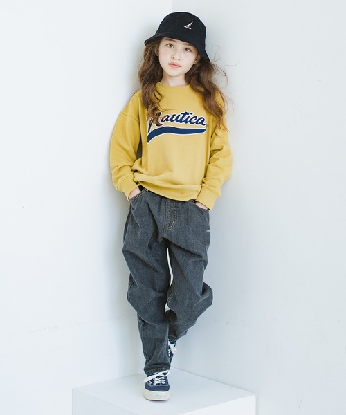 NAUTICA（ノーティカ）の「【NAUTICA/ノーティカ】アソートロゴスウェット（スウェット・キッズ・ネイビー/オフホワイト/杢グレー/グリーン/ブルー/マスタード・140/130/150/120）」の13枚目の写真