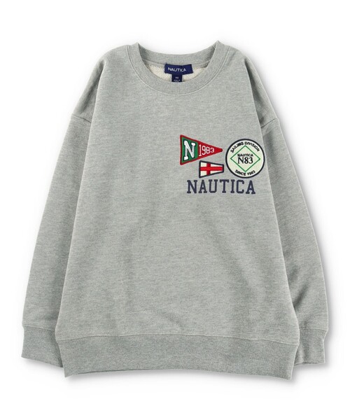 NAUTICA（ノーティカ）の「【NAUTICA/ノーティカ】アソートロゴスウェット（スウェット・キッズ・ネイビー/オフホワイト/杢グレー/グリーン/ブルー/マスタード・140/130/150/120）」の20枚目の写真