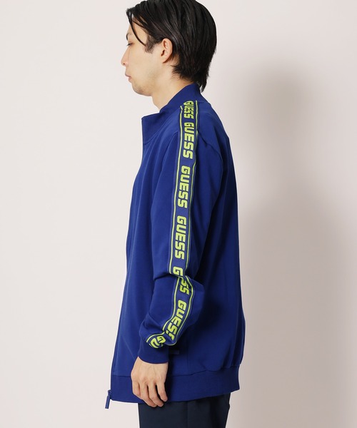 Guess(ゲス)の「GUESS/ゲス FULL ZIP NEW ARLO SWEATSHIRT ジャージトップ(ジャージ・メンズ・ネイビー・L/XL/M)」の2枚目の写真
