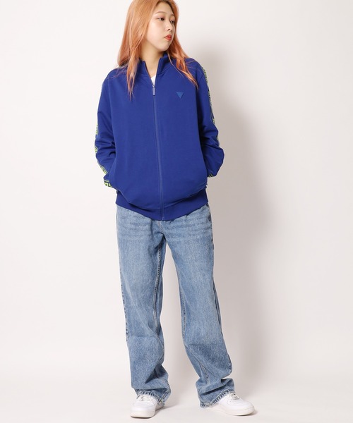 Guess(ゲス)の「GUESS/ゲス FULL ZIP NEW ARLO SWEATSHIRT ジャージトップ(ジャージ・メンズ・ネイビー・L/XL/M)」の19枚目の写真