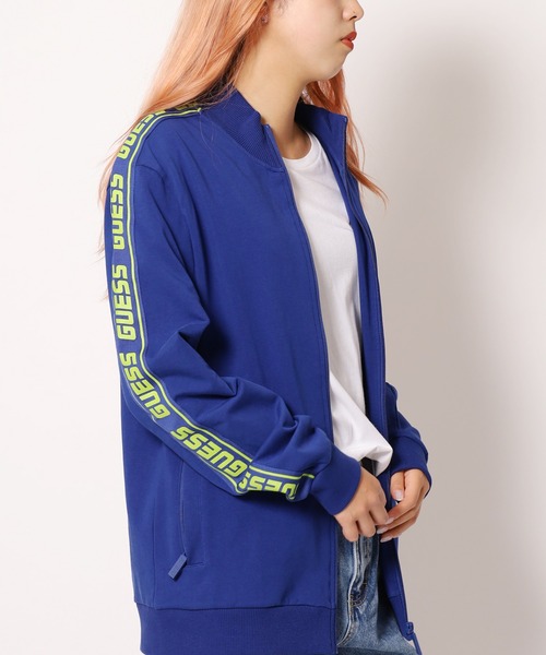 Guess(ゲス)の「GUESS/ゲス FULL ZIP NEW ARLO SWEATSHIRT ジャージトップ(ジャージ・メンズ・ネイビー・L/XL/M)」の16枚目の写真