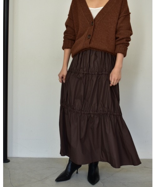 THEATRE PRODUCTS（シアタープロダクツ）の「ギャザースカート（スカート・レディース・ベージュ/ブラック/ブラウン・FREE）」の10枚目の写真