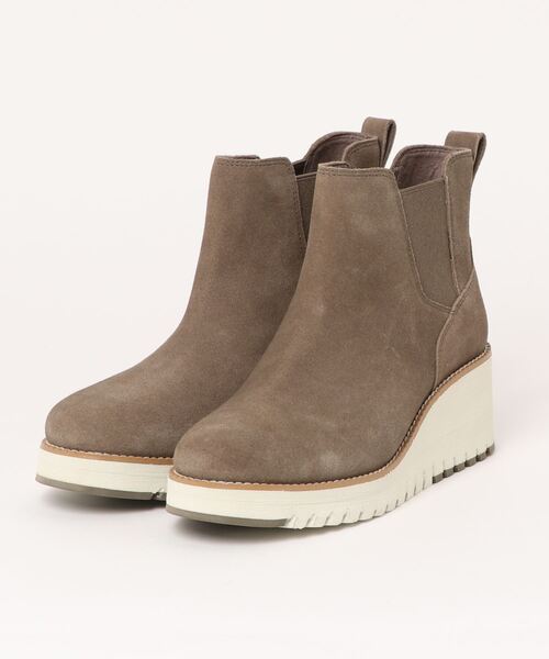 COLE HAAN（コールハーン）の「ゼログランド シティ ウェッジ ブーツ ウォータープルーフ womens（ブーツ・レディース・ブラウン・6.5/7/8/7.5/6/5/5.5）」の4枚目の写真
