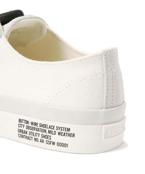 AVIREX（アヴィレックス）の「SHOELACE SYSTEM SHOES / シューレース システム シューズ / スニーカー / AVIREX / アヴィレックス（スニーカー・レディース・ブラック/ホワイト・6/5）」の9枚目の写真