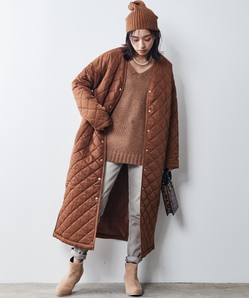 CHIC STYLE(シックスタイル)の「<大きいサイズ>Vネックヘアリーニットプルオーバー シックスタイル(ニット/セーター・レディース・グレー/モカ・5L/8L/4L/6L/L/LL/3L)」の12枚目の写真