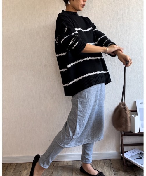 Ritzy(リッツィー)の「裏起毛レギンスドッキングスカート(スカート・レディース・ブラック/グレー/ダークグレー・M/L/XL)」の19枚目の写真