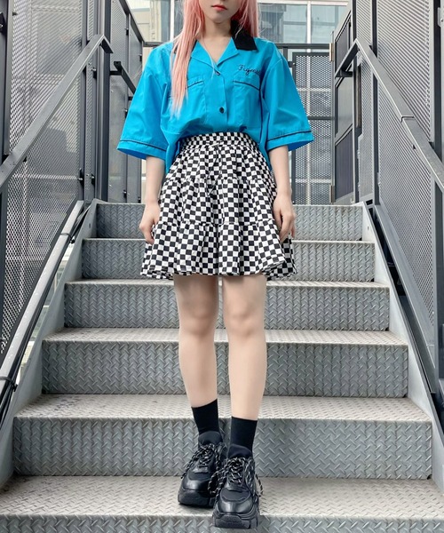 Figments（フィグメンツ）の「ティアードミニスカート（スカート・レディース・その他1/ブラック・FREE）」の9枚目の写真