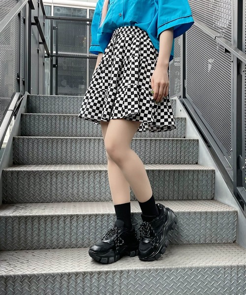 Figments（フィグメンツ）の「ティアードミニスカート（スカート・レディース・その他1/ブラック・FREE）」の10枚目の写真