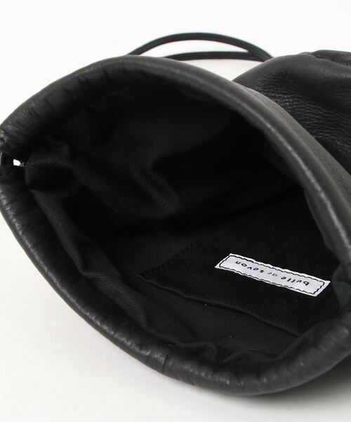bulle de savon leather ナップザック bulle de savon（ビュルデサボン）の「leather ナップザック
