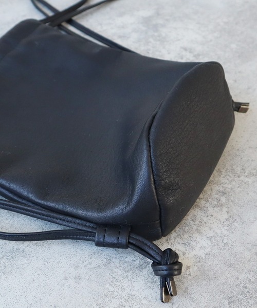 bulle de savon leather ナップザック bulle de savon（ビュルデサボン）の「leather ナップザック