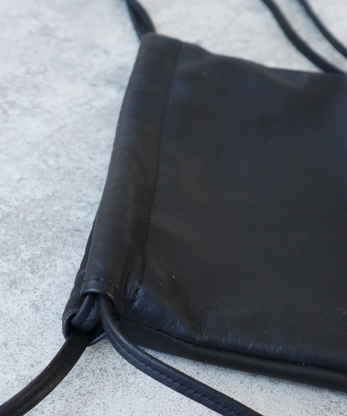 bulle de savon（ビュルデサボン）の「leather ナップザック
