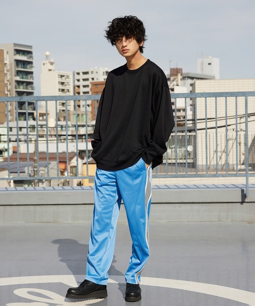 re_k by JUNRED(レクバイジュンレッド)の「re_k by JUNRED / ロングリブクルーネックスウェット(スウェット・メンズ・ホワイト/レッド/ブルー/ブラック・S/M/L)」の10枚目の写真