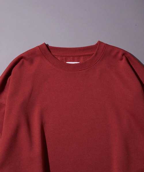 re_k by JUNRED(レクバイジュンレッド)の「re_k by JUNRED / ロングリブクルーネックスウェット(スウェット・メンズ・ホワイト/レッド/ブルー/ブラック・S/M/L)」の8枚目の写真