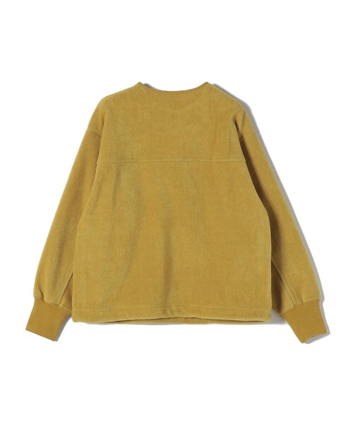 SHIPS Days(シップスデイズ)の「SHIPS Days:〈手洗い可能〉フリースキルトポケットプルオーバー(Tシャツ/カットソー・レディース・ナチュラル/ベージュ/イエロー・ONE SIZE)」の6枚目の写真