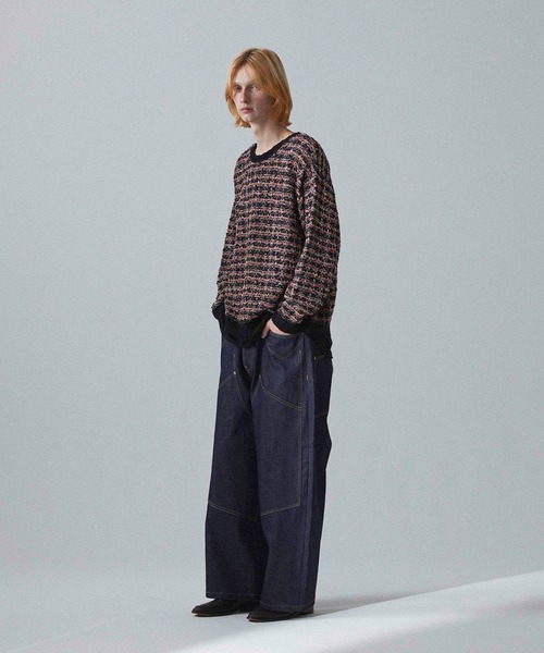 Iroquois（イロコイ）の「IROQUOIS イロコイ / TUCK TWEED P/O タック