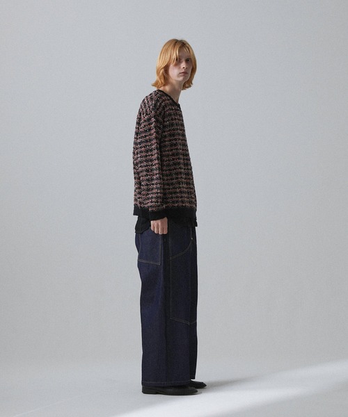 Iroquois（イロコイ）の「IROQUOIS イロコイ / TUCK TWEED P/O タック