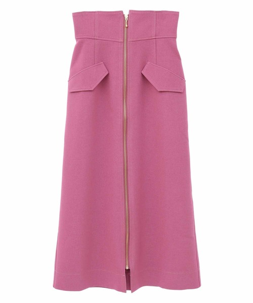 31 Sons de mode（トランテアン　ソン　ドゥ　モード）の「フロントジップスカート（スカート・レディース・ピンク/クリーム/ラベンダー・38/36）」の18枚目の写真