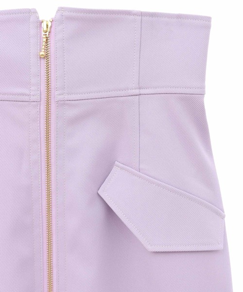 31 Sons de mode（トランテアン　ソン　ドゥ　モード）の「フロントジップスカート（スカート・レディース・ピンク/クリーム/ラベンダー・38/36）」の19枚目の写真