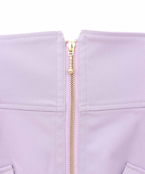 31 Sons de mode（トランテアン　ソン　ドゥ　モード）の「フロントジップスカート（スカート・レディース・ピンク/クリーム/ラベンダー・38/36）」の20枚目の写真