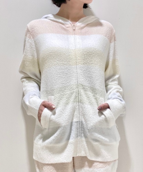 gelato pique（ジェラートピケ）の「スムーズィー5ボーダーパーカ