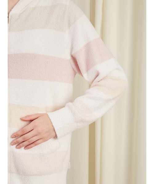 gelato pique（ジェラートピケ）の「スムーズィー5ボーダーパーカ