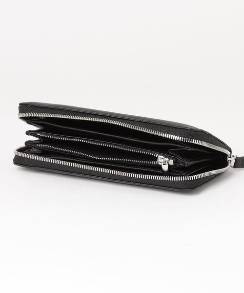 L.E.D.BITES（エルイーディーバイツ）の「レザー　ラウンドジップ長財布（財布・メンズ・ブラック・ONE SIZE）」の4枚目の写真
