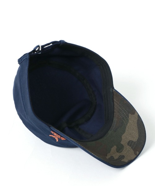 AVIREX（アヴィレックス）の「AVIREX/アヴィレックス Work Cap/ロゴ ワンポイント刺繍 ワークキャップ（キャップ・メンズ・ベージュ系その他/ブラック系その他4/ネイビー/ベージュ/グリーン系その他2/グリーン系その他/ブルー系その他/ブラック系その他/ブラック系その他3/ブラック系その他2/カーキ/ブラック/ベージュ系その他2・XL/FREE）」の15枚目の写真