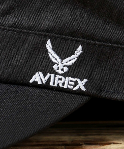 AVIREX（アヴィレックス）の「AVIREX/アヴィレックス Work Cap/ロゴ ワンポイント刺繍 ワークキャップ（キャップ・メンズ・ベージュ系その他/ブラック系その他4/ネイビー/ベージュ/グリーン系その他2/グリーン系その他/ブルー系その他/ブラック系その他/ブラック系その他3/ブラック系その他2/カーキ/ブラック/ベージュ系その他2・XL/FREE）」の22枚目の写真