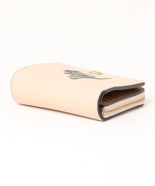 フォールドウォレットレキシープリント コーチ恐竜 財布 COACH コーチ