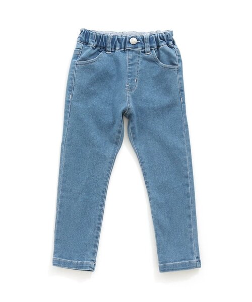 apres les cours（アプレレクール）の「デニム/7days Style pants_ストレッチ_10分丈（デニムパンツ・キッズ・ネイビー/ブルー・120/90/80/140/100/110/130）」の11枚目の写真