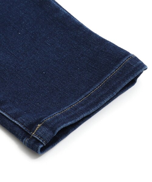 apres les cours（アプレレクール）の「デニム/7days Style pants_ストレッチ_10分丈（デニムパンツ・キッズ・ネイビー/ブルー・120/90/80/140/100/110/130）」の12枚目の写真