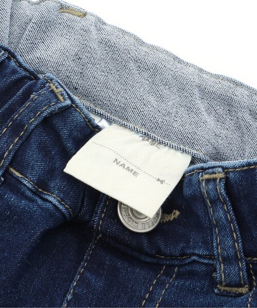 apres les cours（アプレレクール）の「デニム/7days Style pants_ストレッチ_10分丈（デニムパンツ・キッズ・ネイビー/ブルー・120/90/80/140/100/110/130）」の13枚目の写真