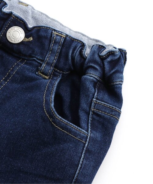 apres les cours（アプレレクール）の「デニム/7days Style pants_ストレッチ_10分丈（デニムパンツ・キッズ・ネイビー/ブルー・120/90/80/140/100/110/130）」の18枚目の写真