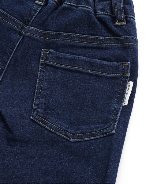 apres les cours（アプレレクール）の「デニム/7days Style pants_ストレッチ_10分丈（デニムパンツ・キッズ・ネイビー/ブルー・120/90/80/140/100/110/130）」の20枚目の写真