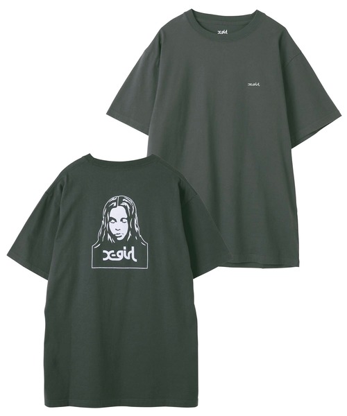 X-girl（エックスガール）の「FACE S/S TEE（Tシャツ/カットソー