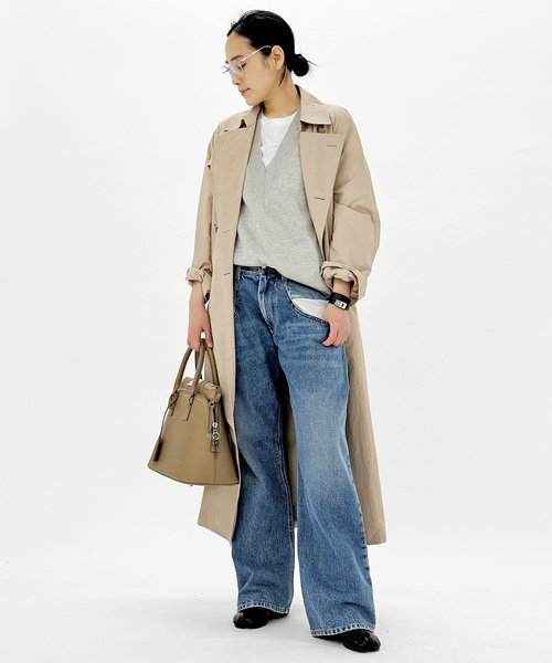 ★23年モデル★AP STUDIO★Basicナイロントレンチコート★36 AP STUDIO（エーピーストゥディオ）の「《追加》Basic ナイロン