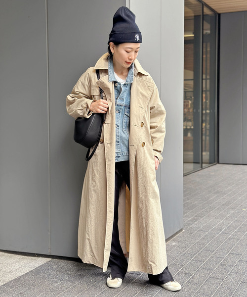 Basic ナイロントレンチコート（トレンチコート）｜AP STUDIO